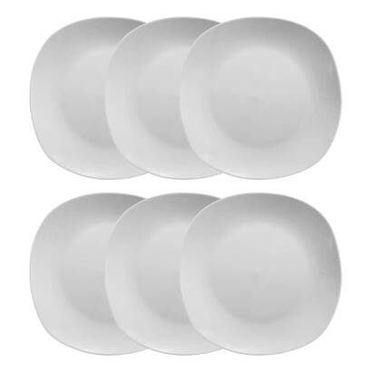 Lot de 6 assiettes &agrave; dessert Plaza Vaisselle Assiettes &agrave; dessert