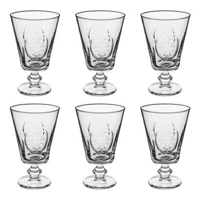 Lot de 6 verres &agrave; vin  Carmela Verres, carafes Verres &agrave; vin