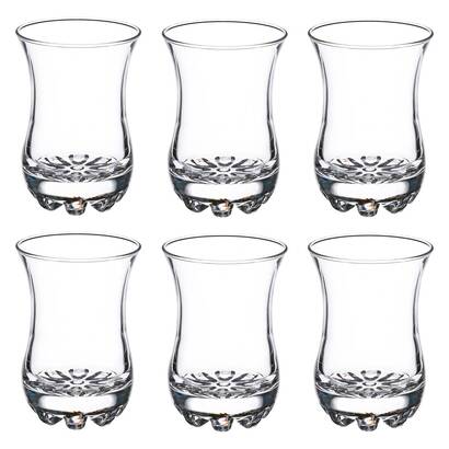 Lot de 6 verres &agrave; th&eacute;  Sylvana Vaisselle Tasses, mugs