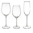 Lot de 18 verres &agrave; pied Lina Verres, carafes Verres &agrave; vin