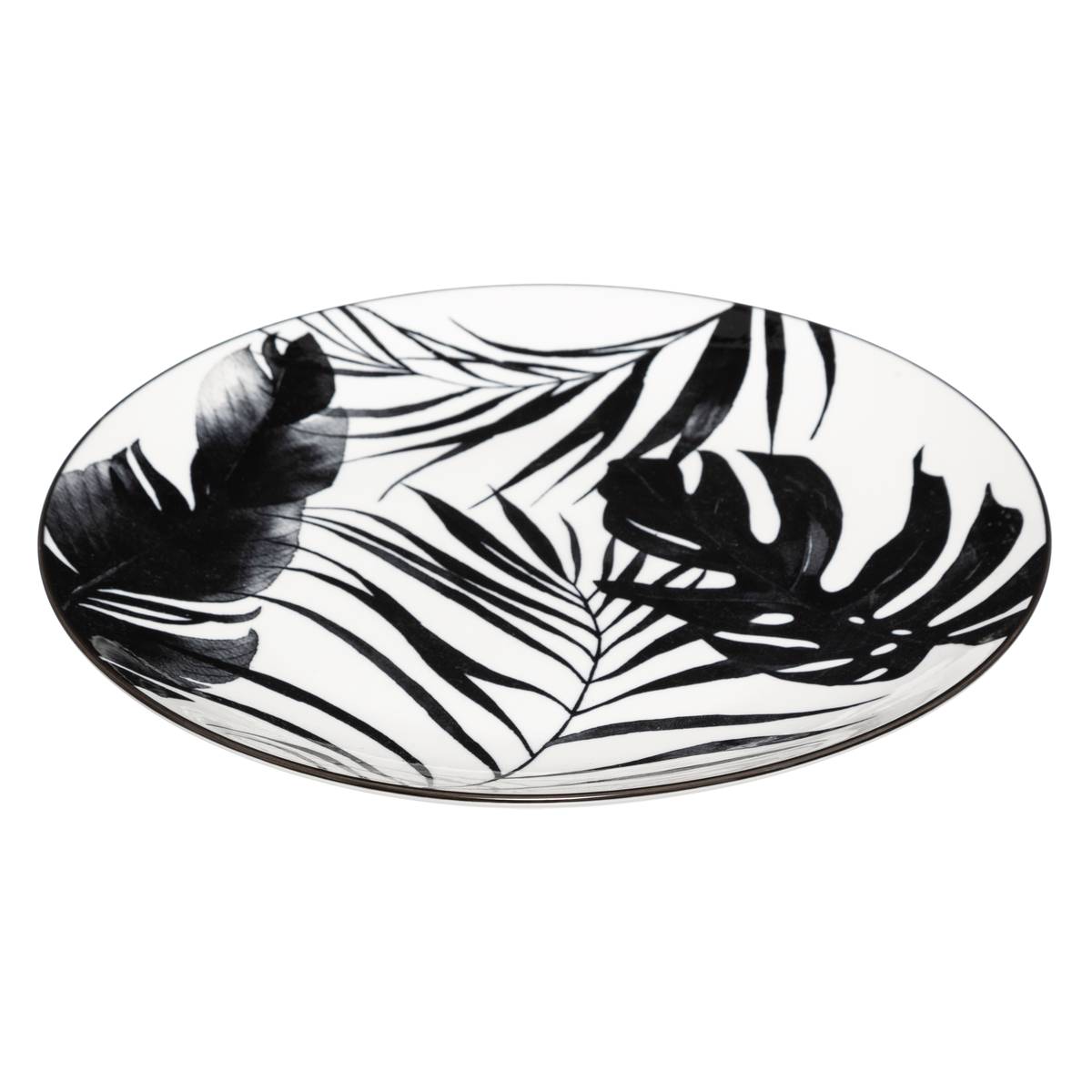 Lot de 6 assiettes plates Palme Vaisselle Assiettes plates