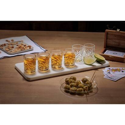 Lot de 6 verres &agrave; shooter Automne Verres, carafes Verres ap&eacute;ritif