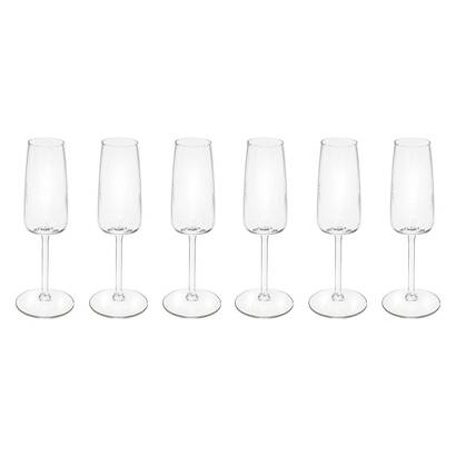 Lot de 6 fl&ucirc;tes  Tanya Verres, carafes Fl&ucirc;tes