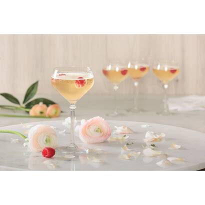 Lot de 4 verres &agrave; champagne champagne verres, carafes verres ap&eacute;ritif