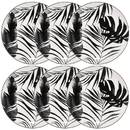 Lot de 6 assiettes plates Palme Vaisselle Assiettes plates