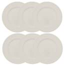 Lot de 6 assiettes &agrave; dessert Perle Vaisselle Assiettes &agrave; dessert