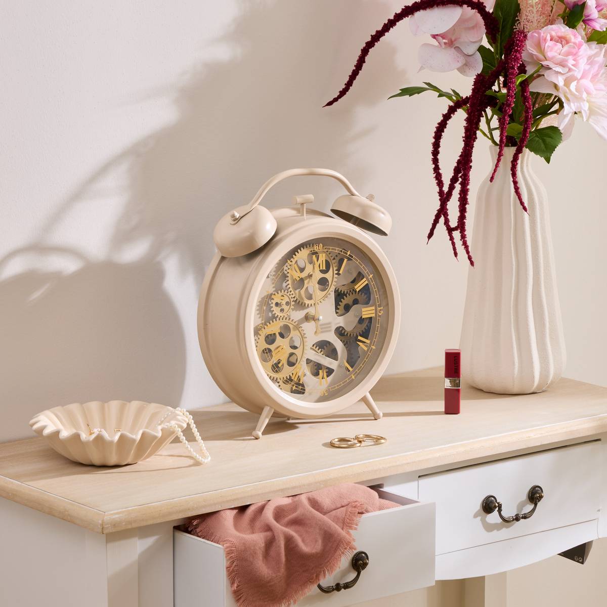 Horloge &agrave; poser Janis D&eacute;coration murale Horloges