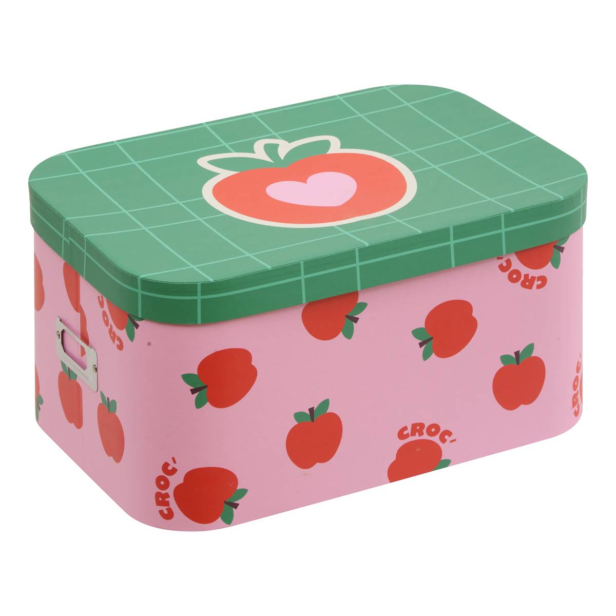Lot de 3 bo&icirc;tes de rangement Pomme d'amour Rangements enfant Bo&icirc;tes, petits rangements