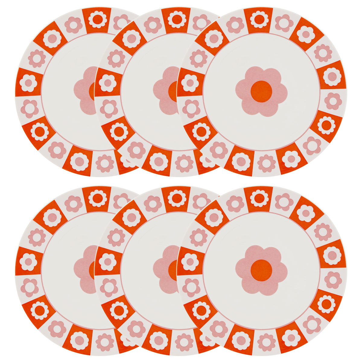 Lot de 6 assiettes à dessert Bloomorama Vaisselle Assiettes à dessert