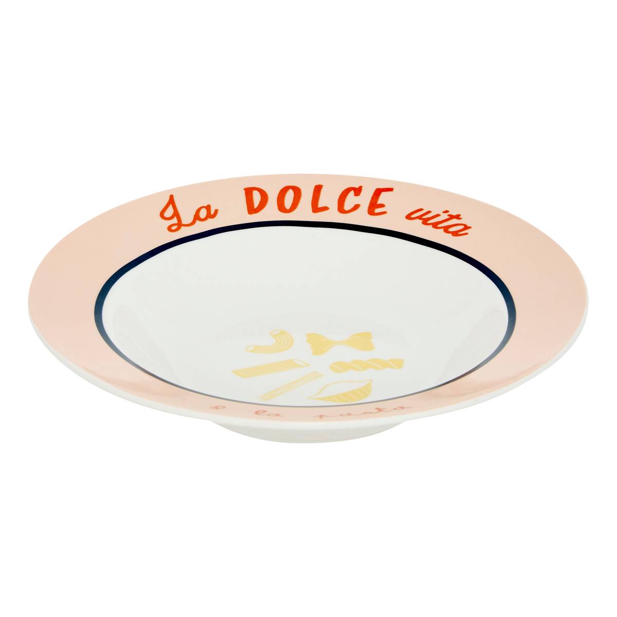 Lot de 6 assiettes à pâtes  Della Pasta Vaisselle Assiettes creuses
