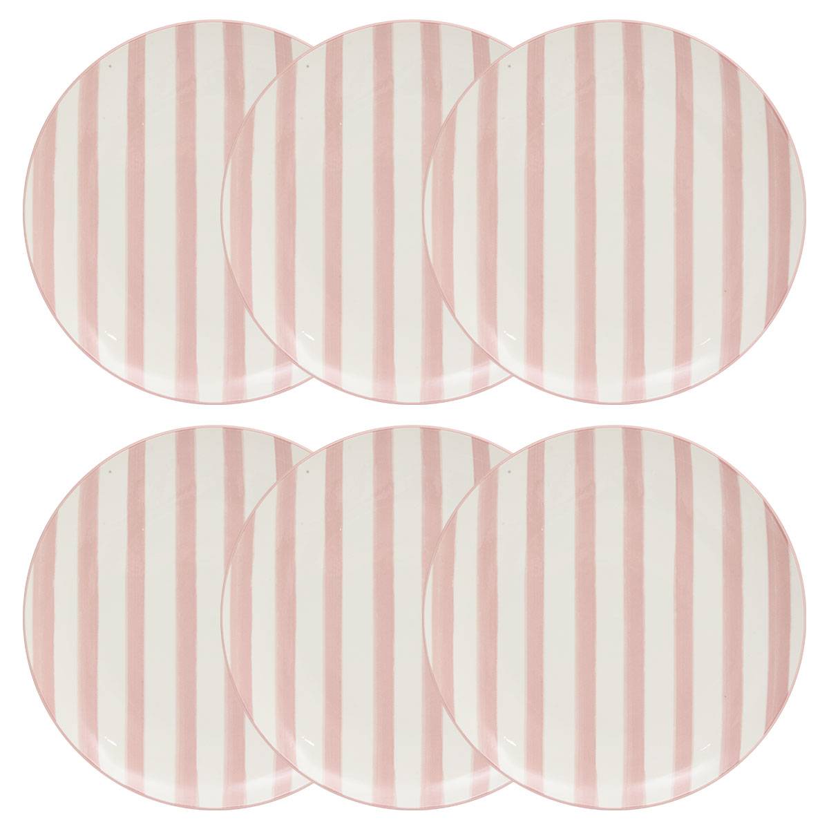 Lot de 6 Assiette plate  Charlie Vaisselle Assiettes plates