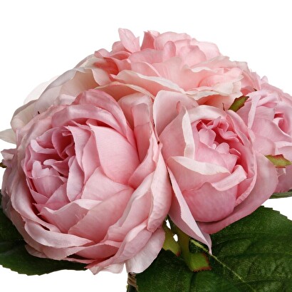 Bouquet de 9 roses artificielles plantes, vases fleurs artificielles