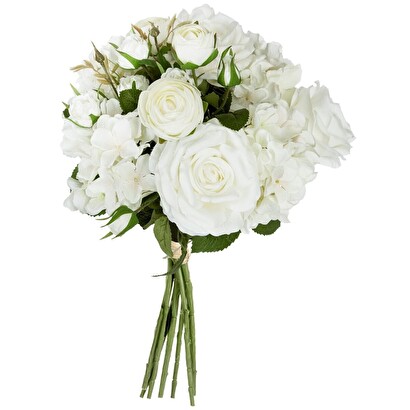 Bouquet 18 fleurs artificielles Plantes, vases Fleurs artificielles