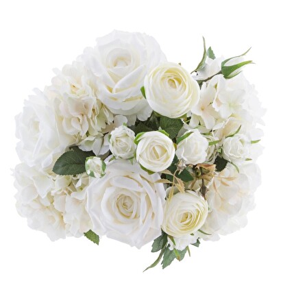 Bouquet 18 fleurs artificielles Plantes, vases Fleurs artificielles