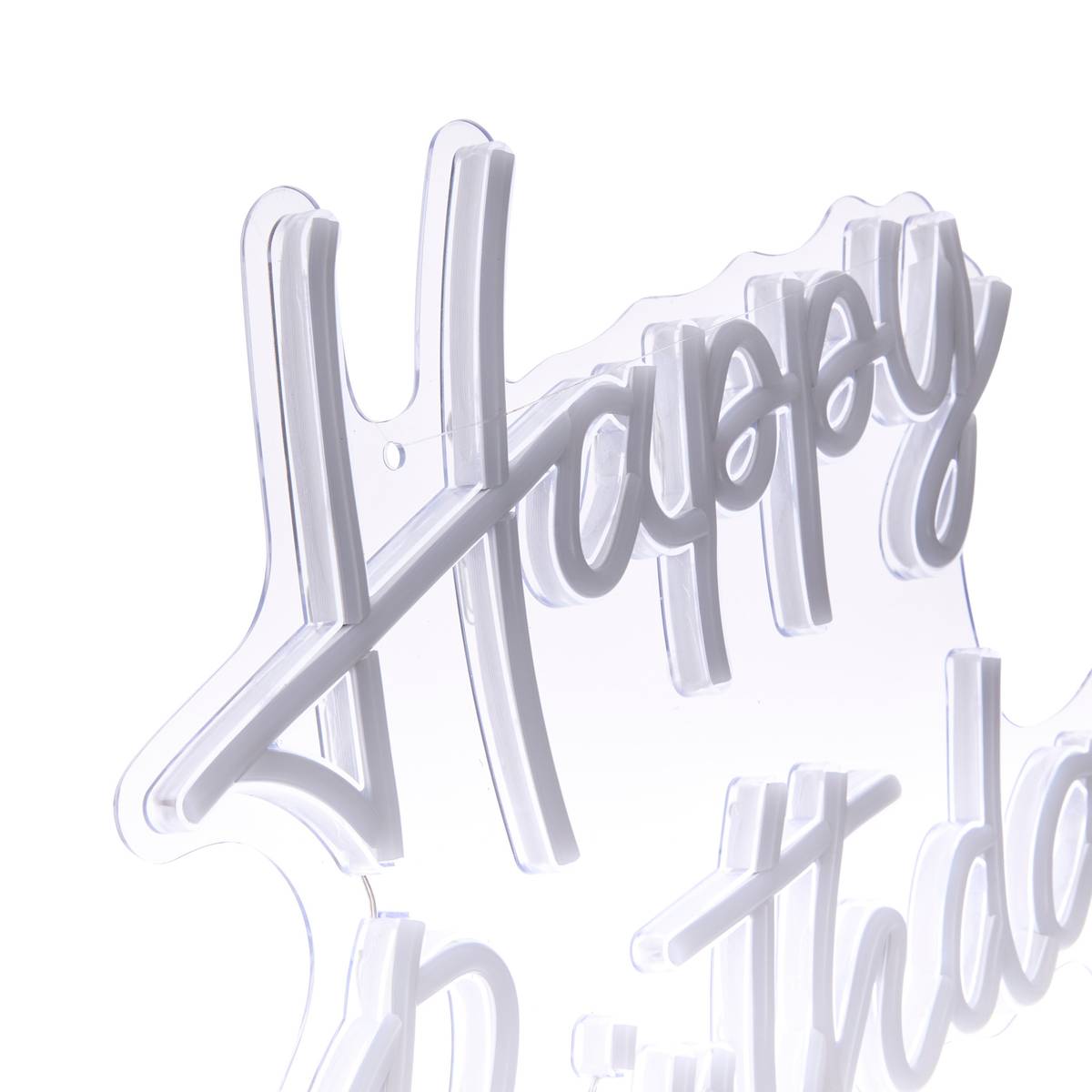 Néon led Happy birthday Objets déco Guirlandes, boîtes lumineuses