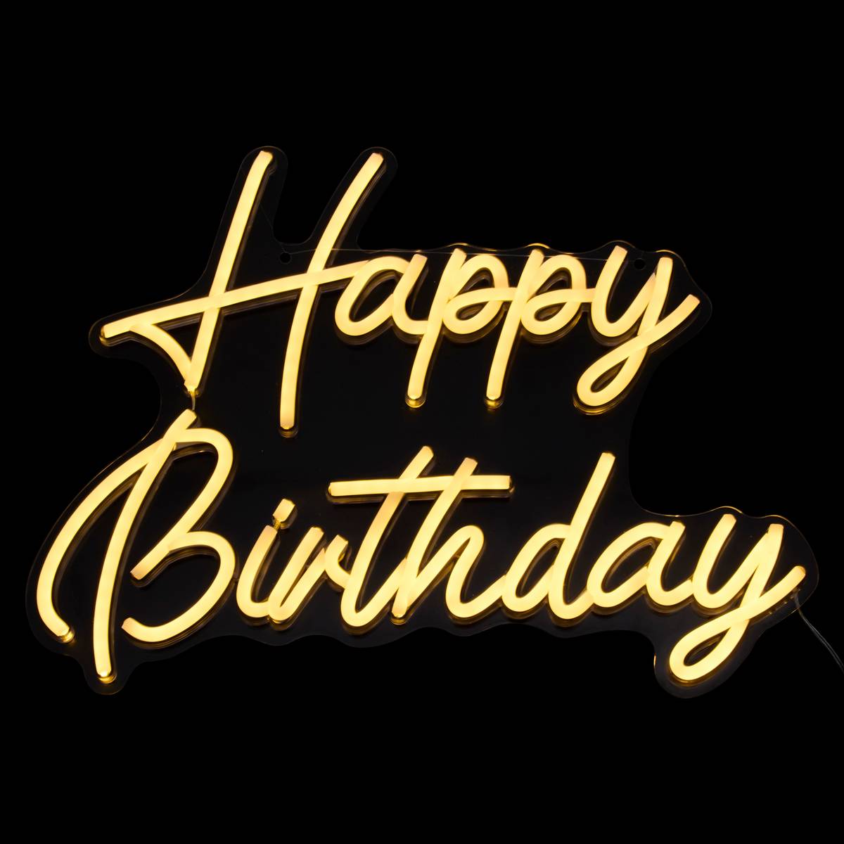 Néon led Happy birthday Objets déco Guirlandes, boîtes lumineuses