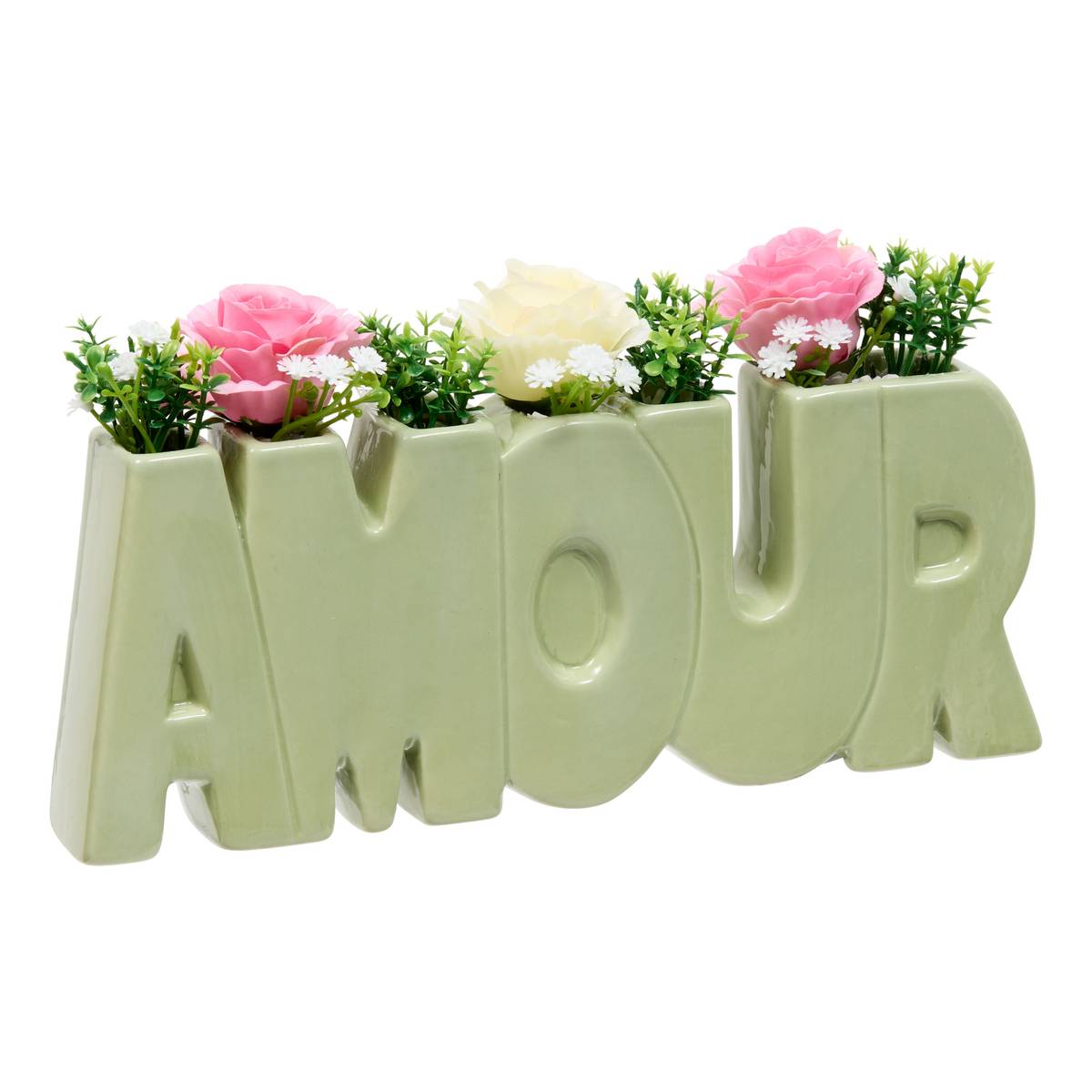 Composition florale Fleur de rose Objets déco Objets à poser