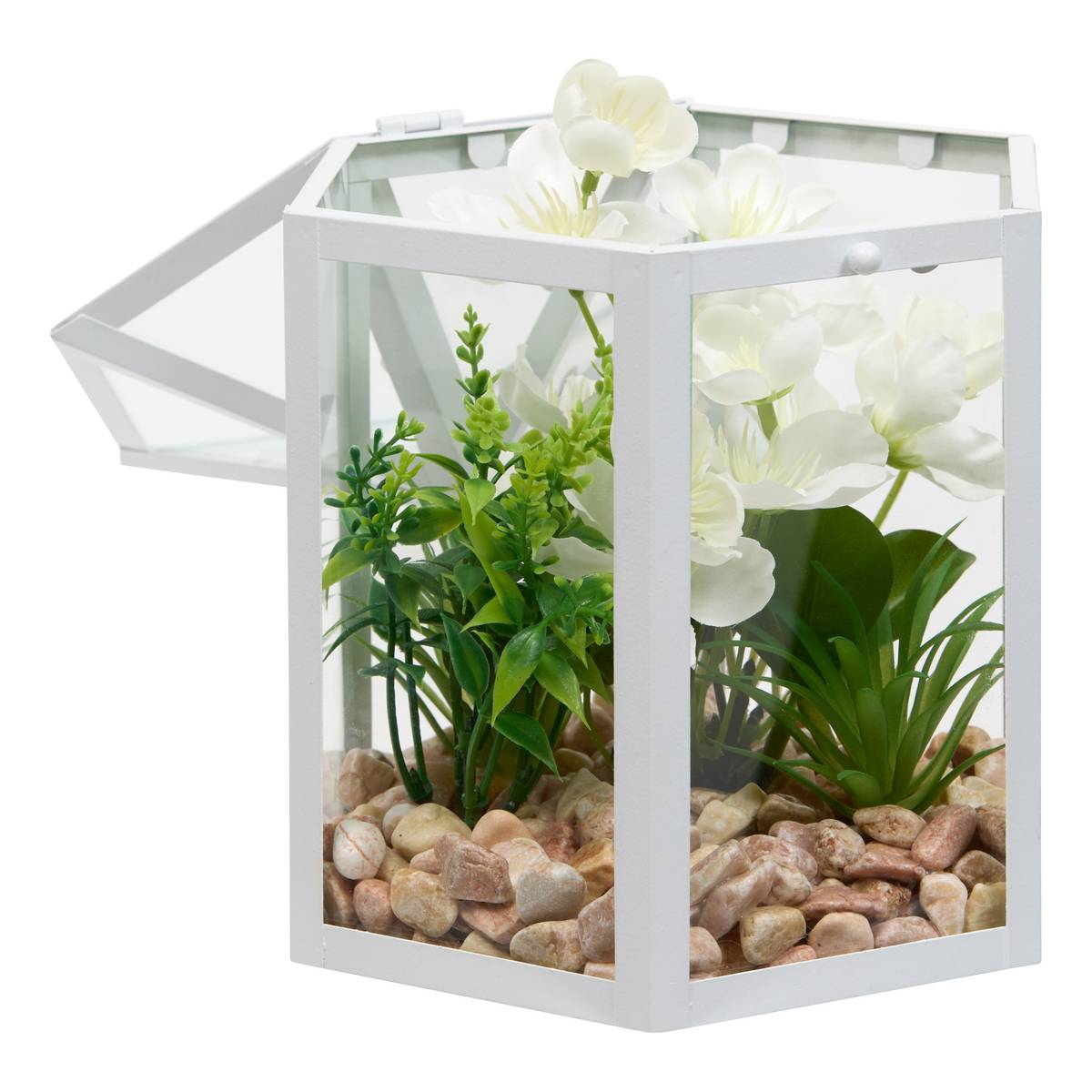 Terrarium Fleur de rose Plantes, vases Plantes artificielles