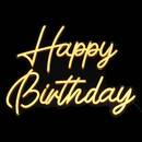 Néon led Happy birthday Objets déco Guirlandes, boîtes lumineuses