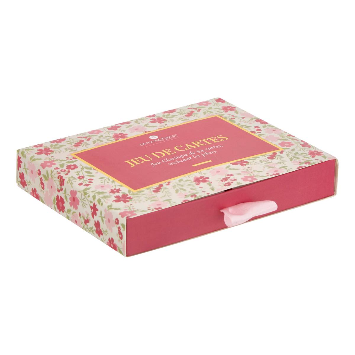 Jeu de cartes Fleur de rose Objets déco Jeux de société