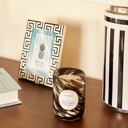 Bougie parfum&eacute;e rond Wavy Bougies, senteurs Bougies parfum&eacute;es