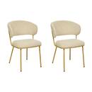 Lot de 2 chaises Alba Salle &agrave; manger Chaises, fauteuils de table