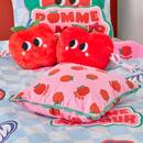 Coussin tufté Pomme d'amour 40x40 cm Décoration enfant Coussins, matelas de sol enfant