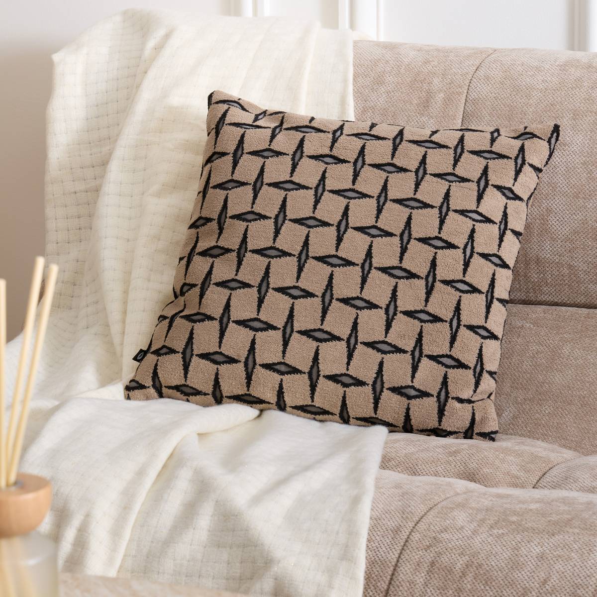 Coussin Diamant Coussins, plaids Coussins