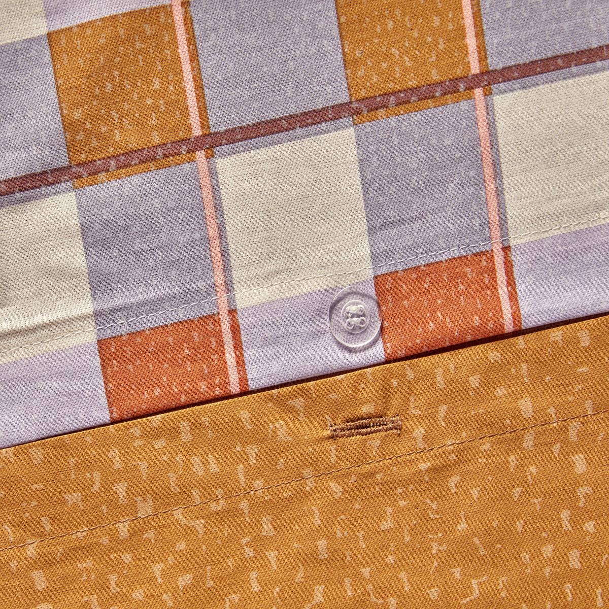 Parure de lit Carreaux modernes Linge de lit Parures de lit