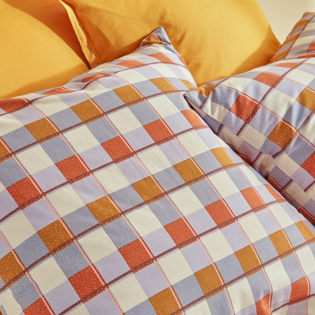 Parure de lit Carreaux modernes Linge de lit Parures de lit