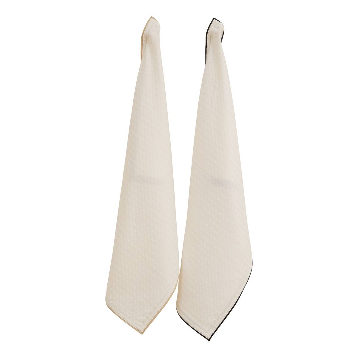 Lot de 2 torchons Waffle Linge de table Sets de table, serviettes