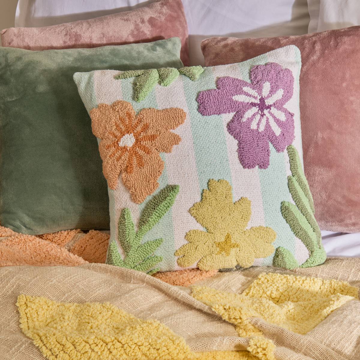 Coussin Fleurs sauvages Coussins, plaids Coussins
