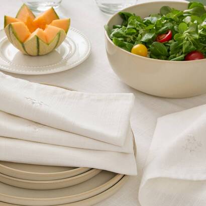 Lot de 4 serviettes de table Joy Linge de table Sets de table
