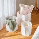 Lot de 3 paniers de rangement Fleur de rose Rangements d&eacute;co Paniers de rangement