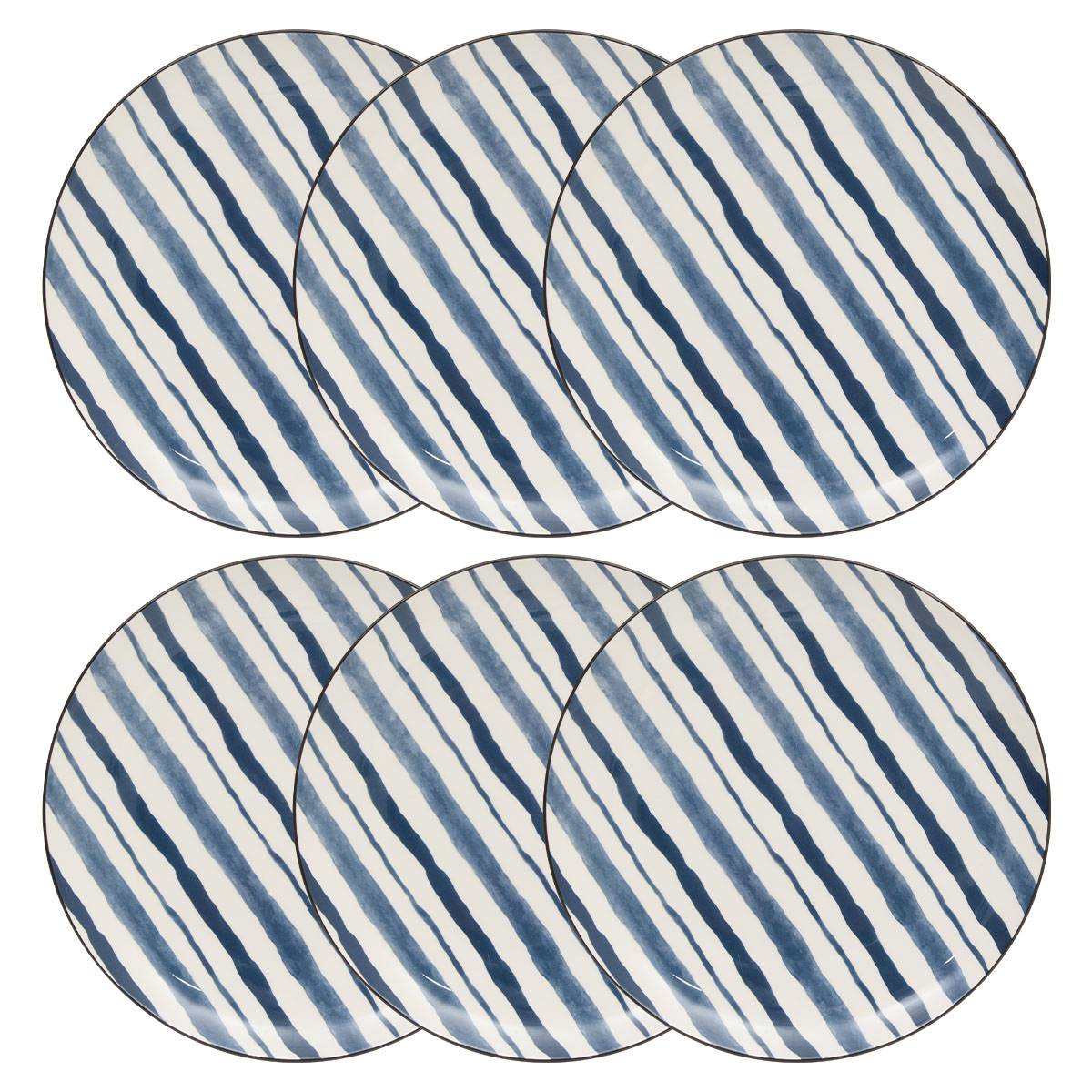 Lot de 6 assiettes plates Umami Vaisselle Assiettes plates