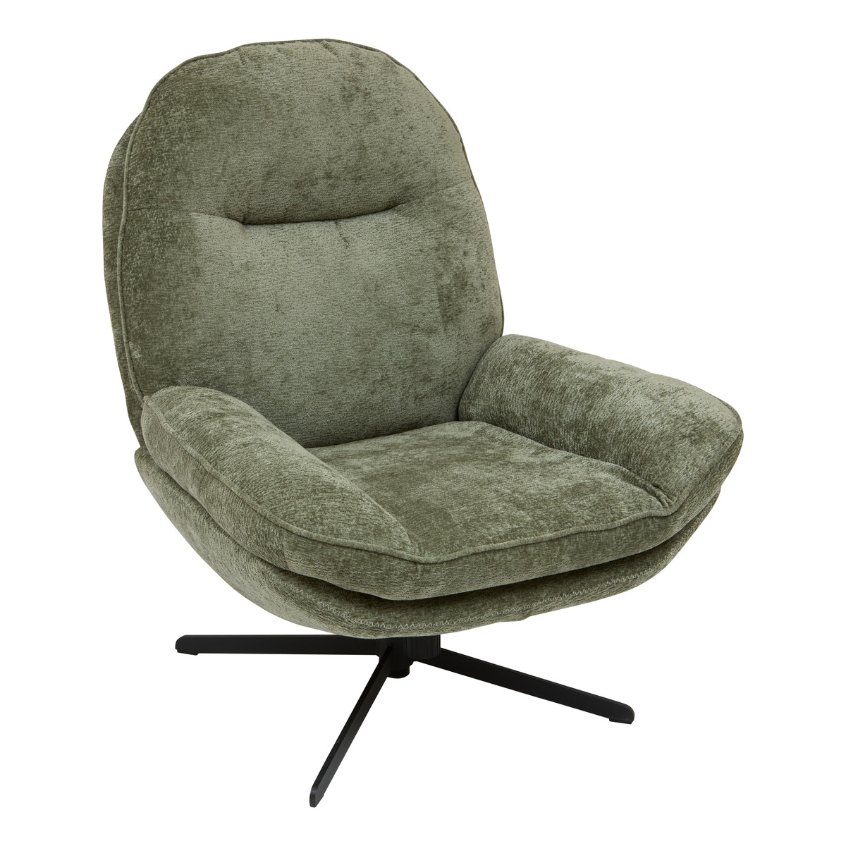 Ensemble fauteuil pivotant et repose-pieds Stelan Fauteuils Fauteuils design