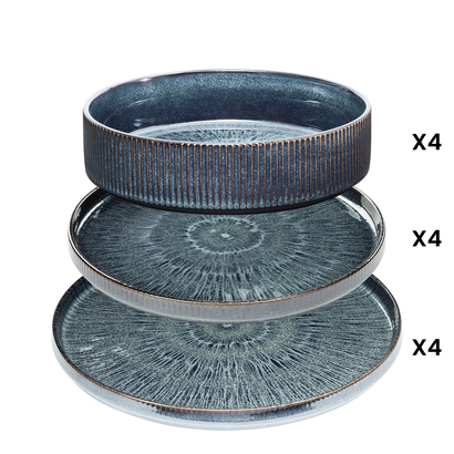 Service de table Eva Vaisselle Assiettes plates