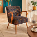 Ensemble fauteuil et tabouret d'appoint Chiara Fauteuils Fauteuils design