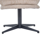 Ensemble fauteuil pivotant et repose-pieds Stelan Fauteuils Fauteuils design