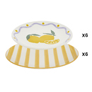 Service de table Charlie et Fruity Vaisselle Assiettes plates