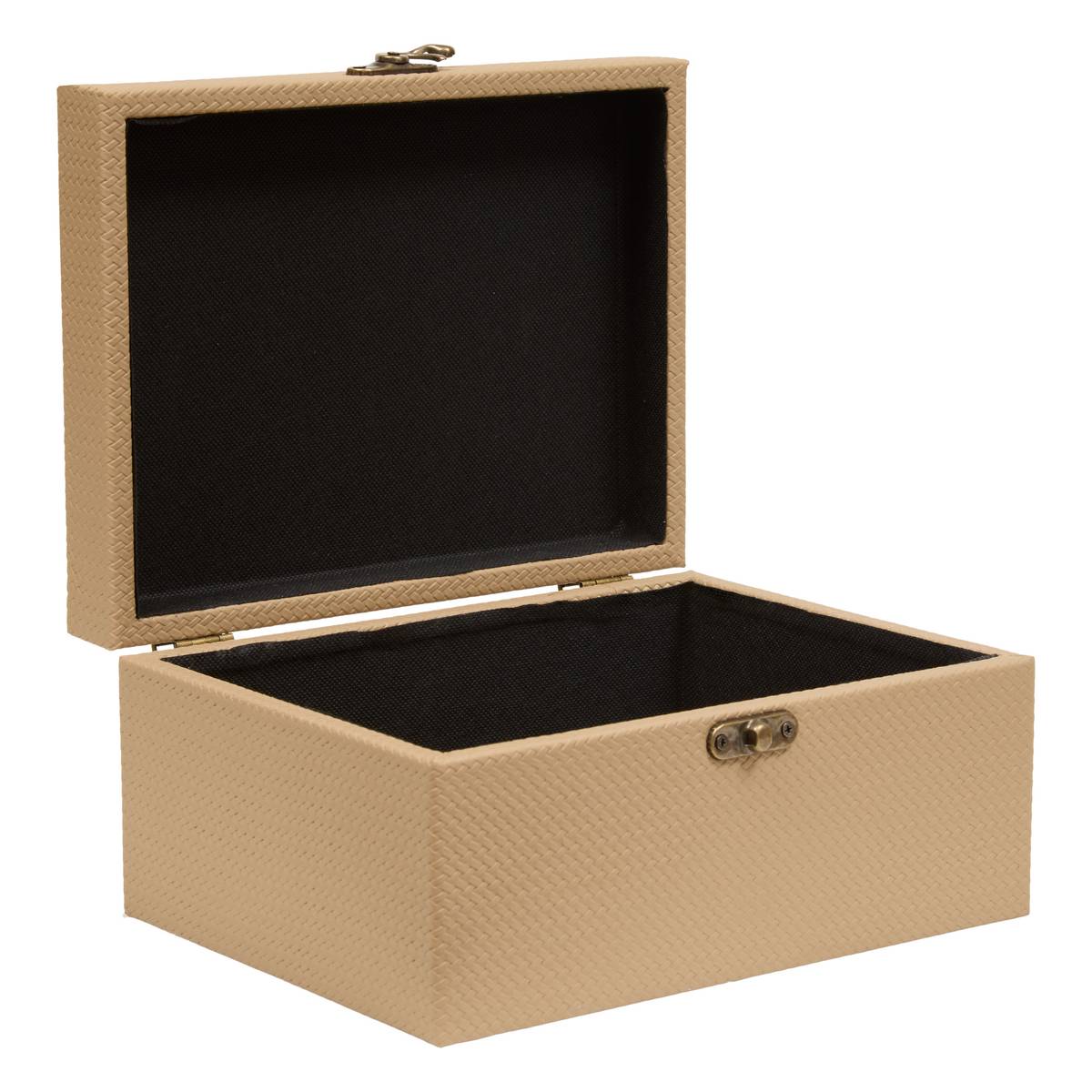 Lot de 4 boîtes de rangement rectangulaires Bonie Rangements déco Boites de rangement