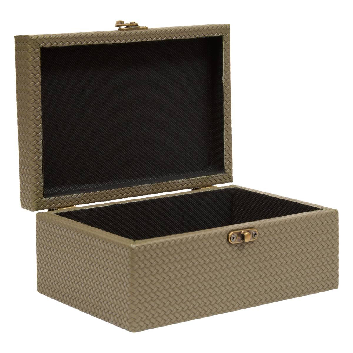 Lot de 4 boîtes de rangement rectangulaires Bonie Rangements déco Boites de rangement
