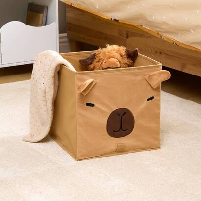 Bo&icirc;te de rangement carr&eacute; pliable joey rangements d&eacute;co paniers de rangement