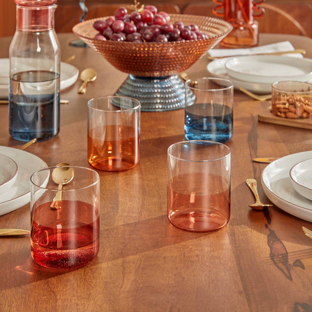 Lot de 4 gobelets bas Homy Verres, carafes Verres à eau