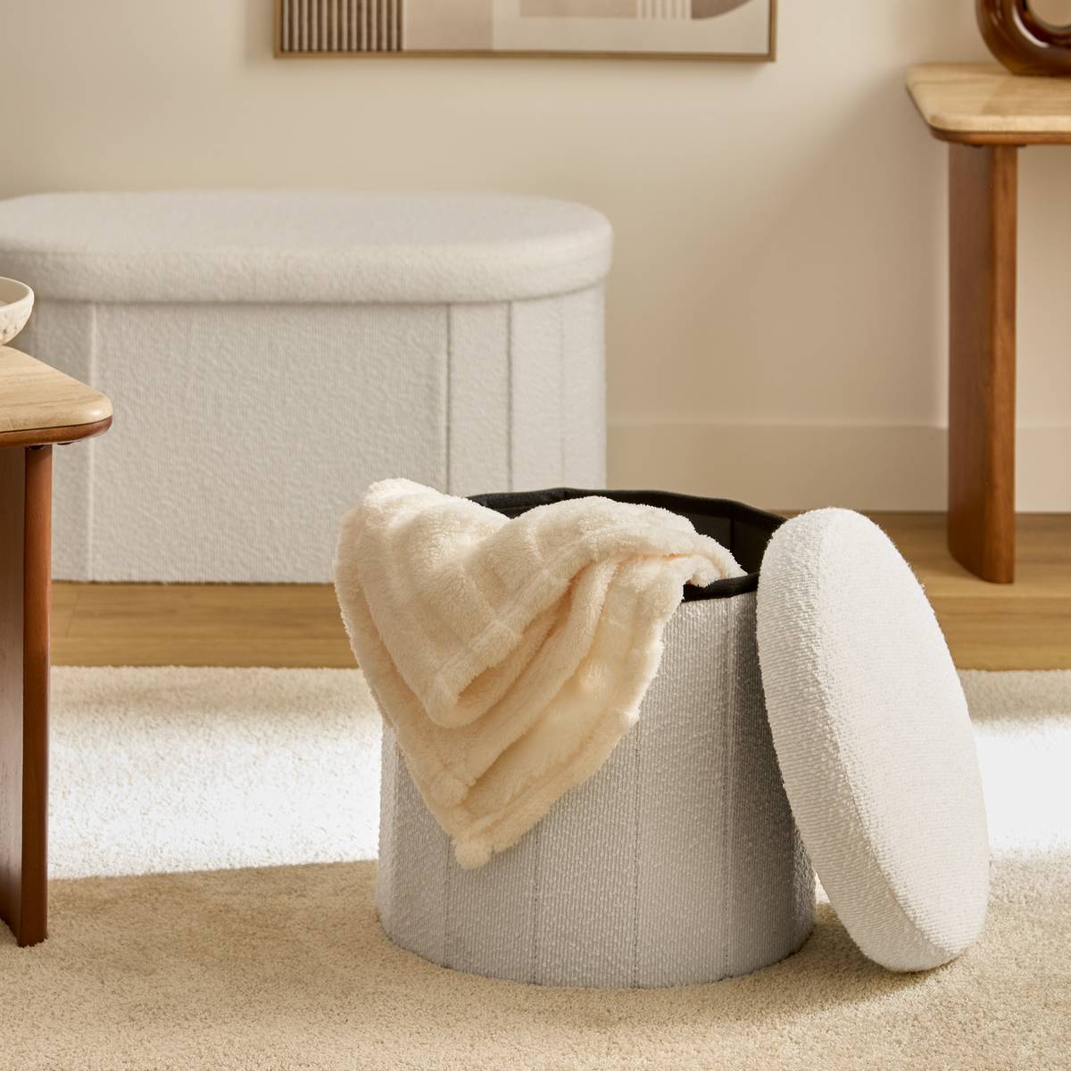 Pouf de préparation Fink Entrée, couloir Poufs pliants