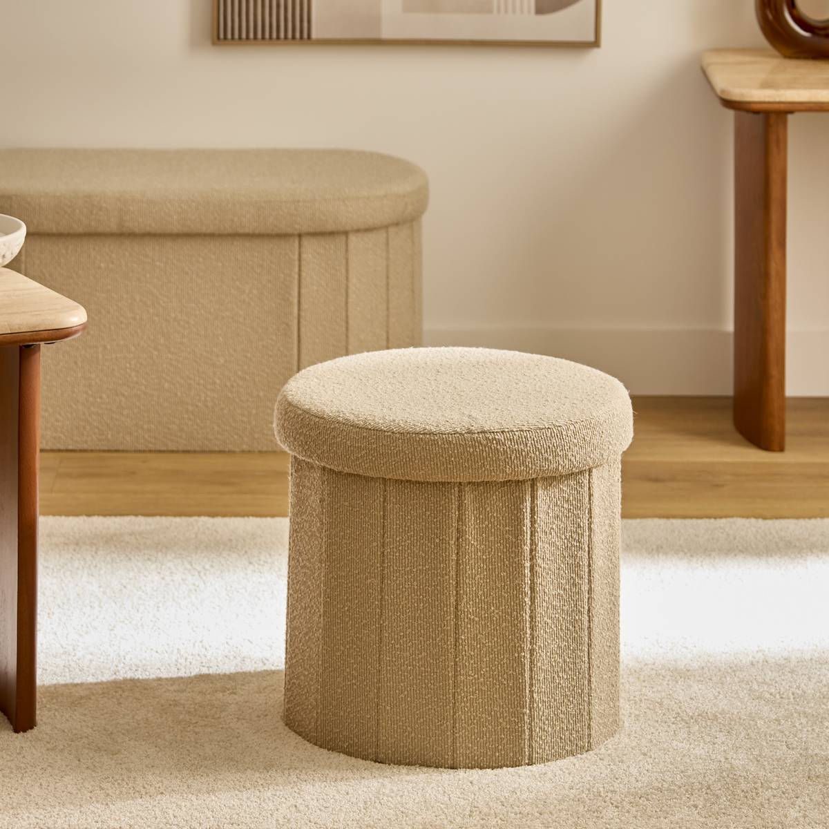 Pouf de préparation Fink Entrée, couloir Poufs pliants