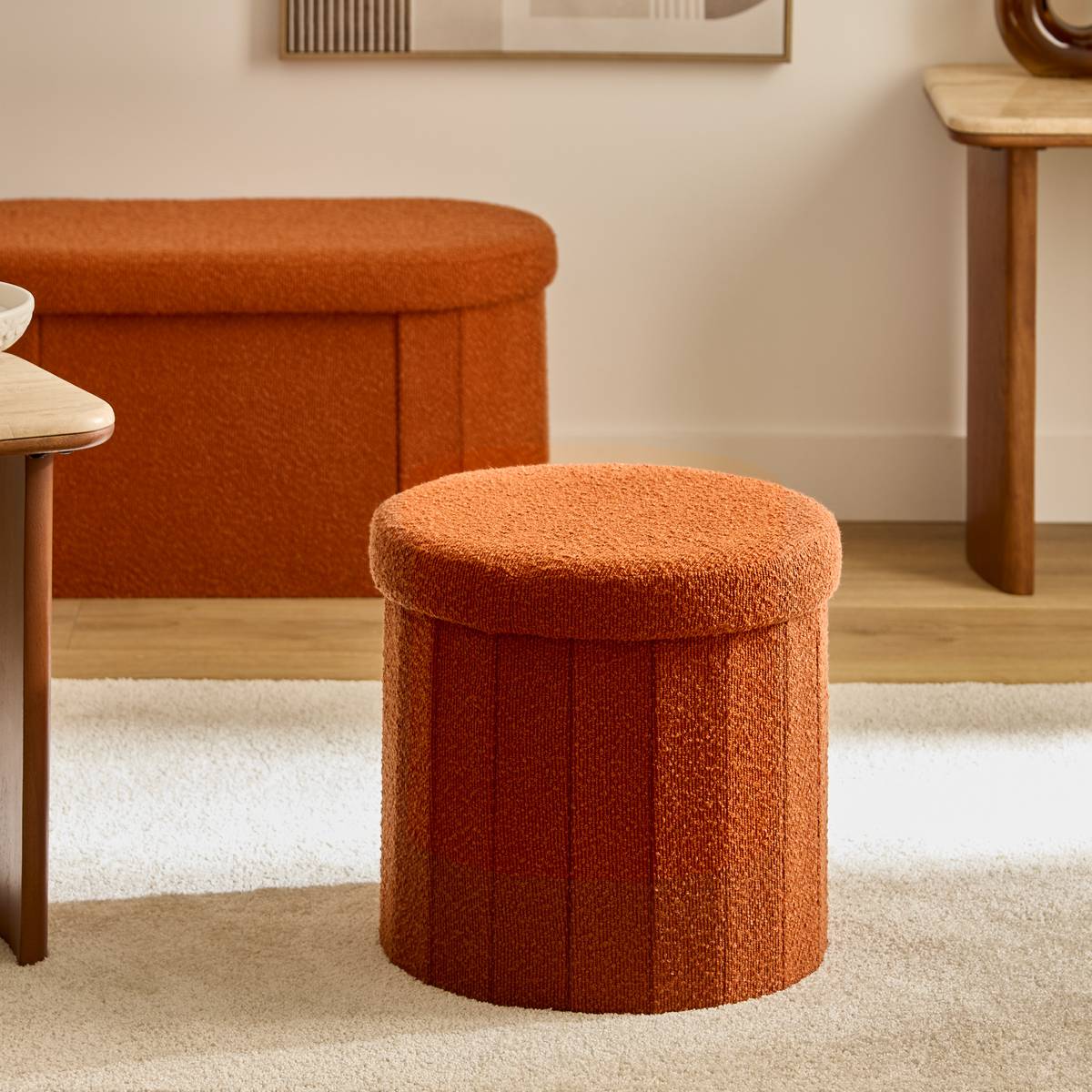 Pouf de préparation Fink Entrée, couloir Poufs pliants
