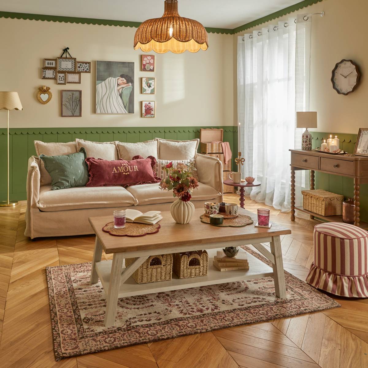 Pouf Fiora Salon Poufs