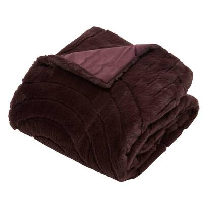 Plaid Arka Coussins, plaids Plaids fausse fourrure