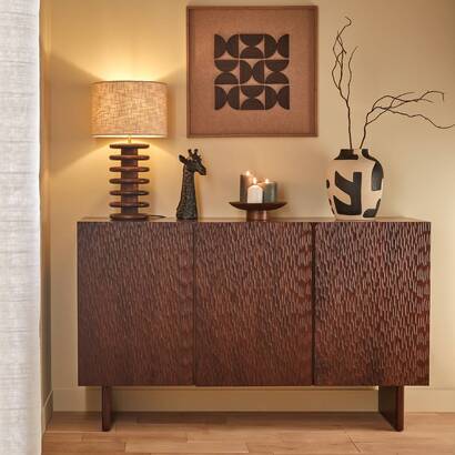 Buffet rectangulaire 3 portes 1 niveau Nyero Salon Buffets